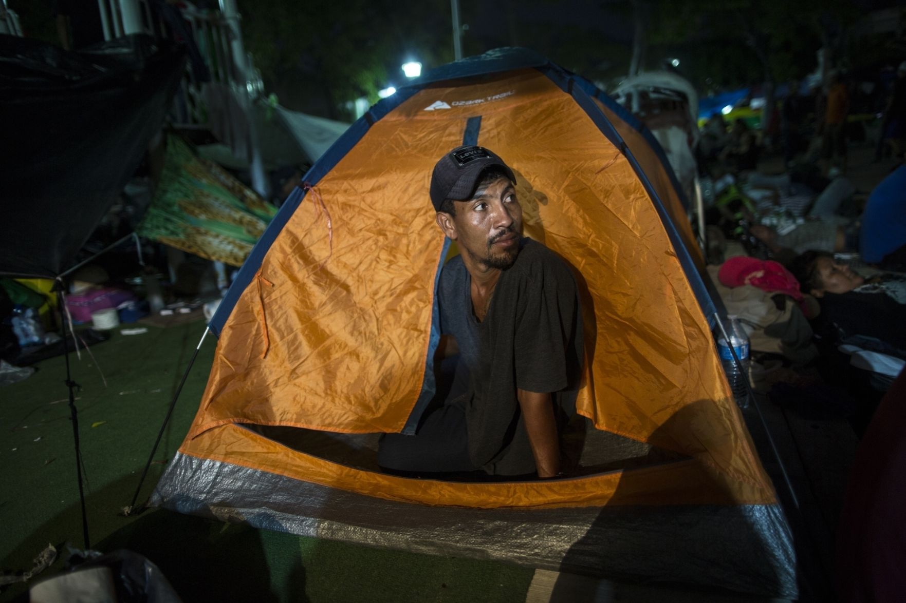 Mexico Migrant Caravan One Day